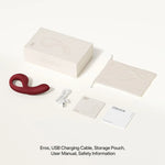 osuga eros hrusting vibrator with usb magnetic charging and storage pouch