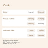 osuga puzzle grind pad is a external sex toy for vibrating, humping and grinding to stimulating clitoris, vaginal, penis and testicles