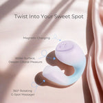 C-Tail rotating vibrator g-spot massager