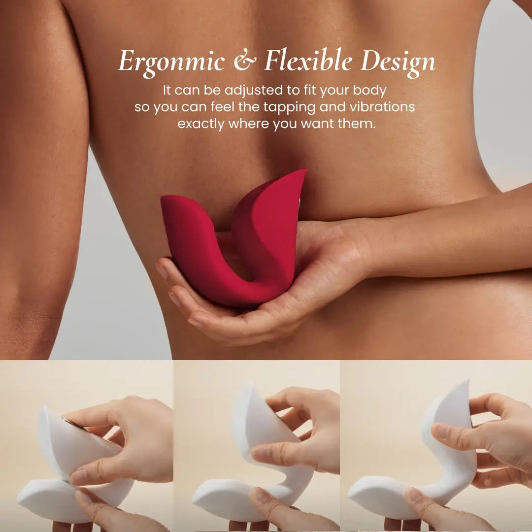 osuga ridge g-spot tapping vibrator with ergonomic curve and flexible insertable design